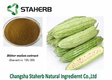 China Materias primas de Charantin del polvo de Brown amarillo/extracto amargo del melón para el peso perdidoso proveedor