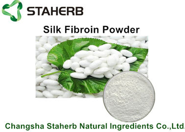 China Proteína principal de la seda del ingrediente del polvo de seda blanco de la fibroína del grado de los cosméticos proveedor