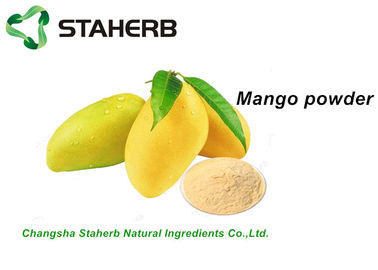 China Vitaminas amarillas claras deshidratadas jugo del color del polvo de la fruta del mango contenidas proveedor