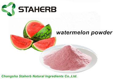 China El rosa liofilizado soluble en agua del polvo de la sandía del 100% contiene los alimentos proveedor