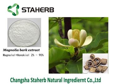 China Solvente blanco cristalino del extracto 45%-95% Honokiol de la corteza de Officinalis de la magnolia - la residual libera proveedor