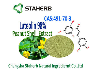 China Extracto de la luteolina el 98% del extracto herbario de la planta del polvo 491-70-3 del extracto de los cacahuetes proveedor