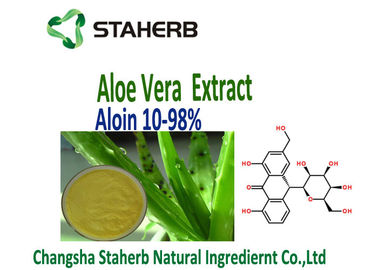 Extracto natural el Aloin10-98% de la hierba del áloe de Vera del extracto del polvo antibacteriano y antiinflamatorio del áloe proveedor